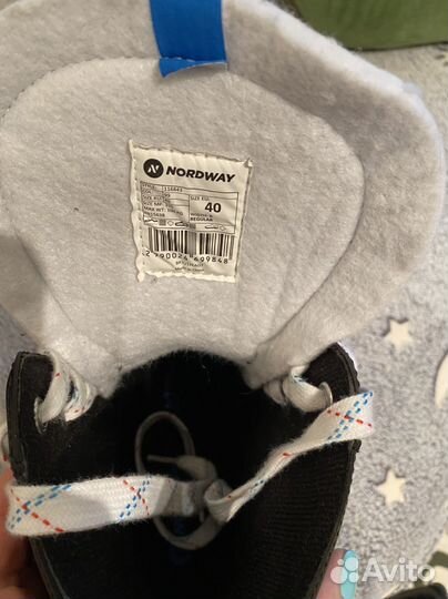 Коньки хоккейные nordway, размер 40 + сумка