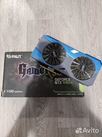 Видеокарта Geforce GTX palit 1080ti