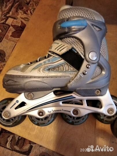 Роликовые коньки раздвижные детские + защита