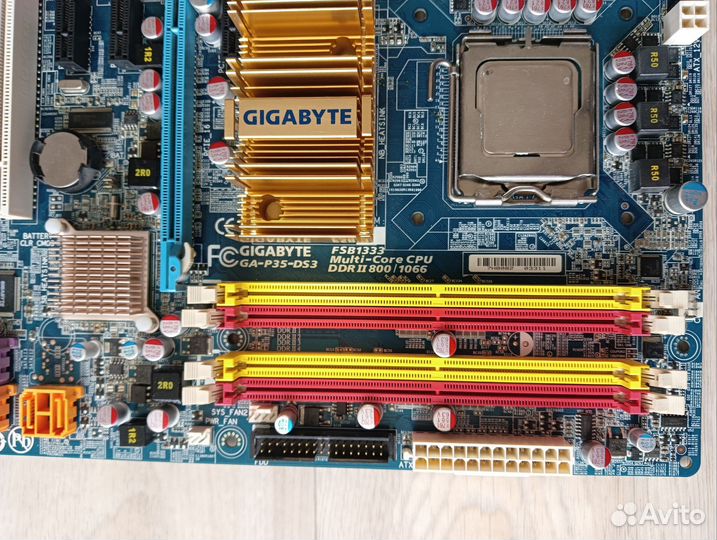 Материнская плата с процессором Intel core 2 duo