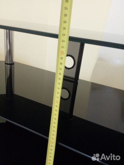 Стеклянная тумба под тв