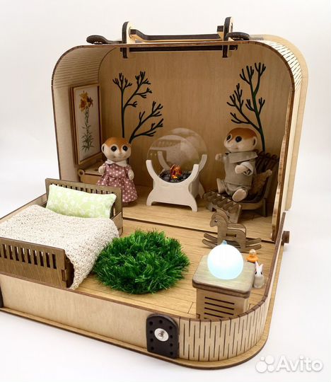 Кукольный домик-чемодан «Сканди»