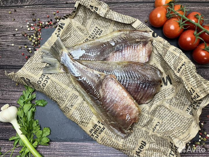 Тушка воблы с икрой чищенная (опт)