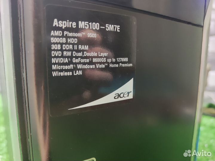 Системный блок Aser. Amd fenom/ddr 2