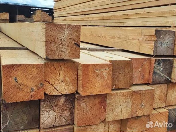 Брус обрезной, лиственница