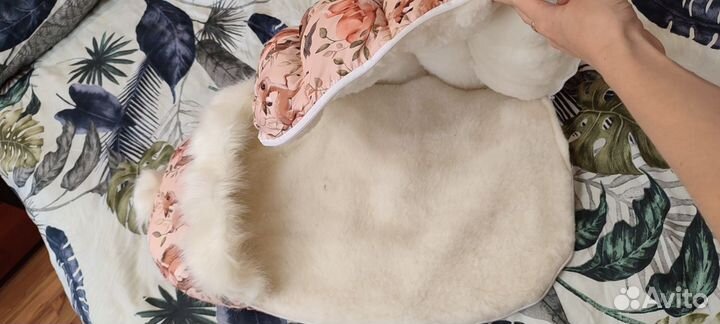 Зимний конверт на выписку и в коляску