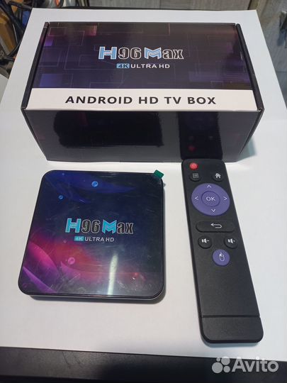 Андроид тв приставка 4/64 гб H96max V11