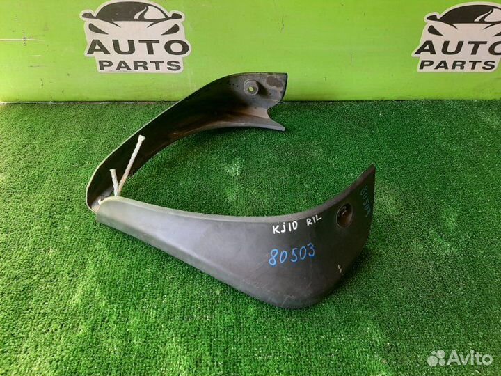 Брызговики комплект nissan dualis KJ10 MR20DE 2007 чёрный