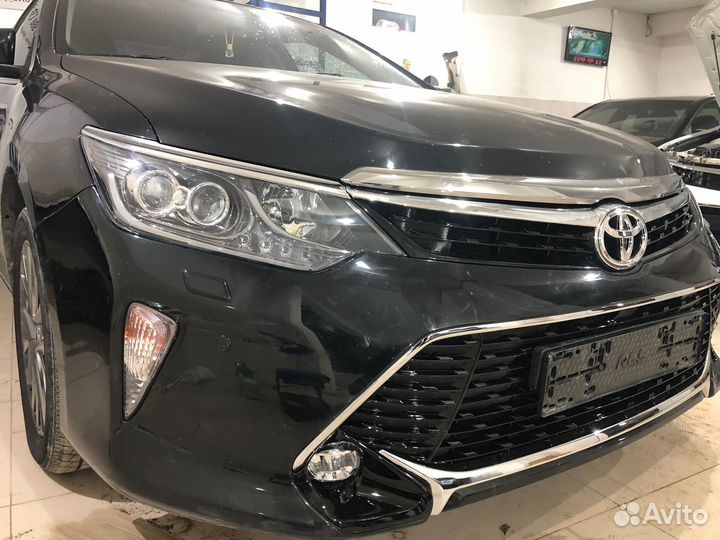 Рейстайлинг тойота камри 50 на 55