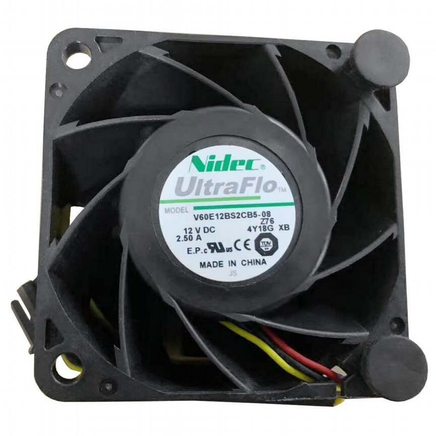 [V60E12BS2CB5-08] Вентилятор Hp 12v 60x60x38mm V60e12bs2cb5-08