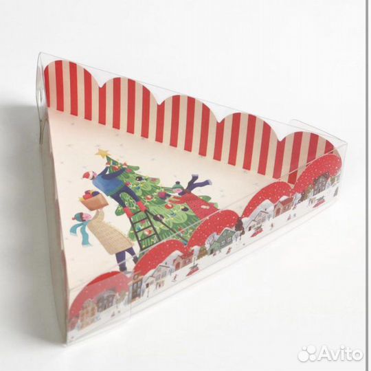 Подарочная коробка для десертов, 5шт, 18 18 4