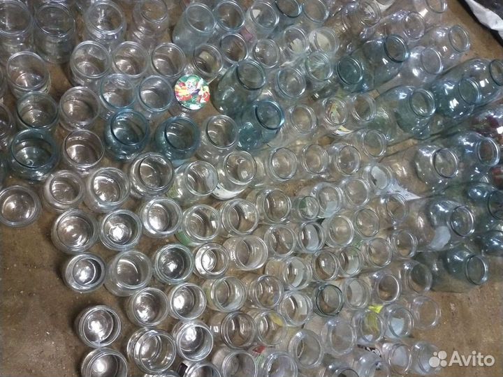 Продам стеклянные банки от 200 г до 3 л
