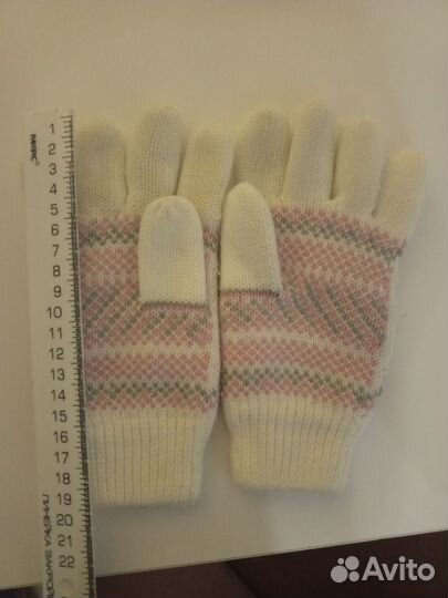 Перчатки теплые женские