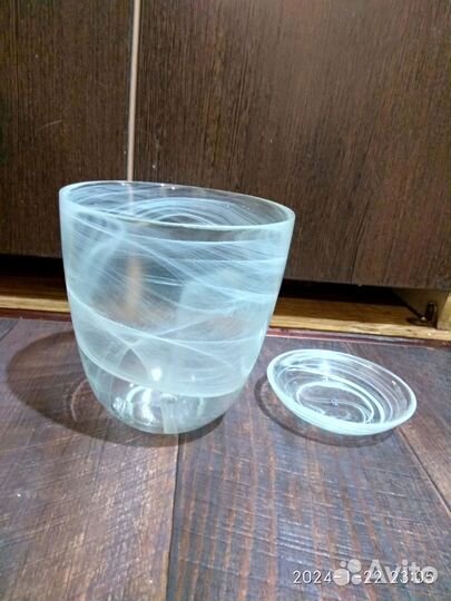 Кашпо для цветов стекло