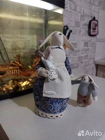 Интерьерная кукла тильда ручной работы