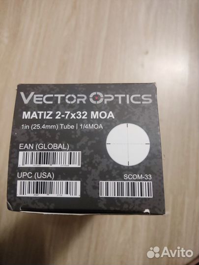 Оптический прицел vector optics