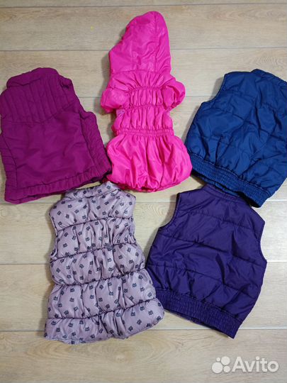 Детские жилетки с 80 по 92 см