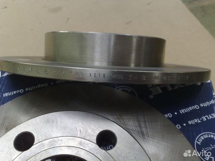 Тормозные диски задние Meyle 1155231111