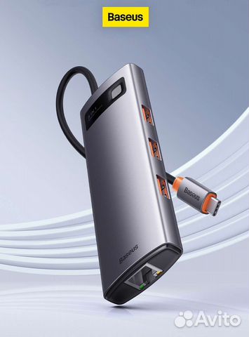 Baseus Type-C Hub 6 в 1 / 8 в 1