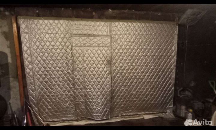 Штора утеплённая для гаража