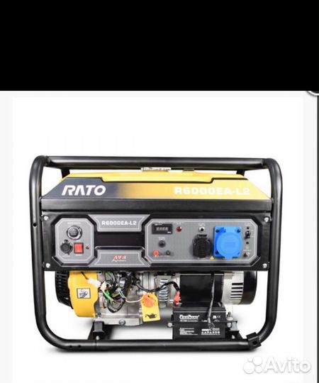 Бензиновый генератор Rato 6кВа