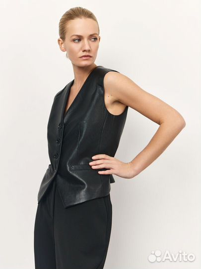 Жилет gate 31 из экокожи новый