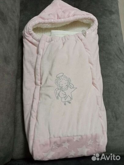 Конверт на выписку/в коляску для девочки