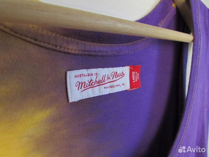 Mitchell Ness Lakers мужская баскетбольная майка