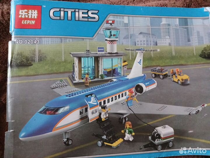 Lego city самолет