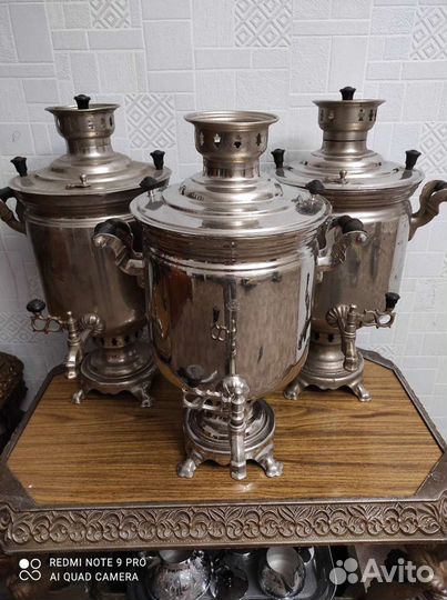 Самовар леписток 5 литров новый СССР