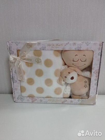 Детский плед с музыкальной игрушкой, новый