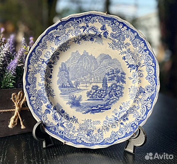 Тарелка. До 1887г. Davenport Pottery, Англия