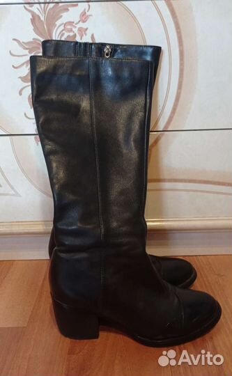 Сапоги женские. Нат.кожа. Зима