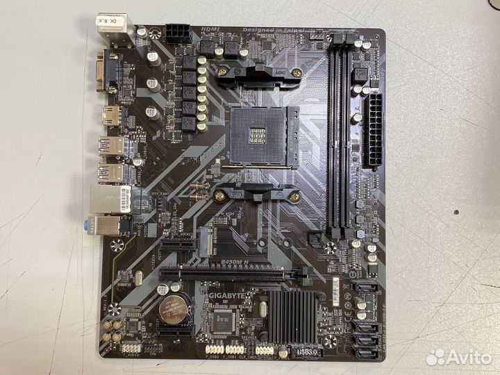 Материнская плата gigabyte b450m h