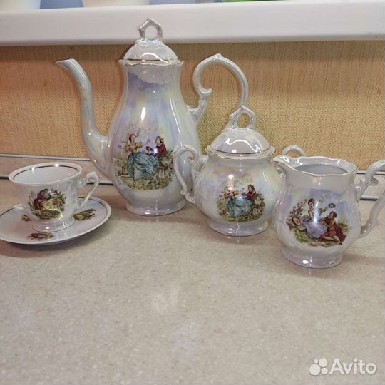 Кофейный сервиз Пастушка Югославия