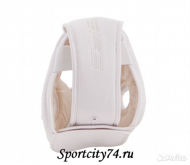 Шлем BFS открытый кожа белый (S)
