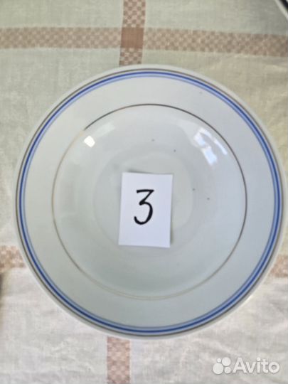 Тарелки суповые глубокие (диаметр 25 см)