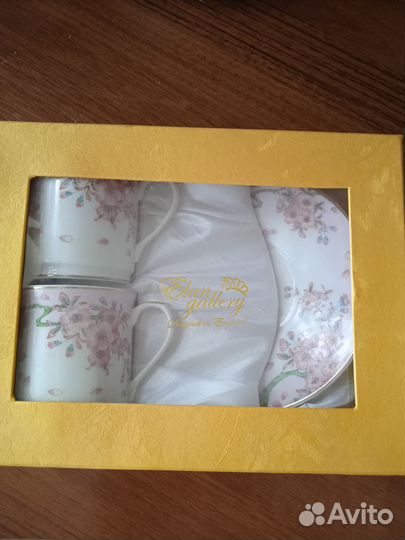 Фарфоровая кофейная пара