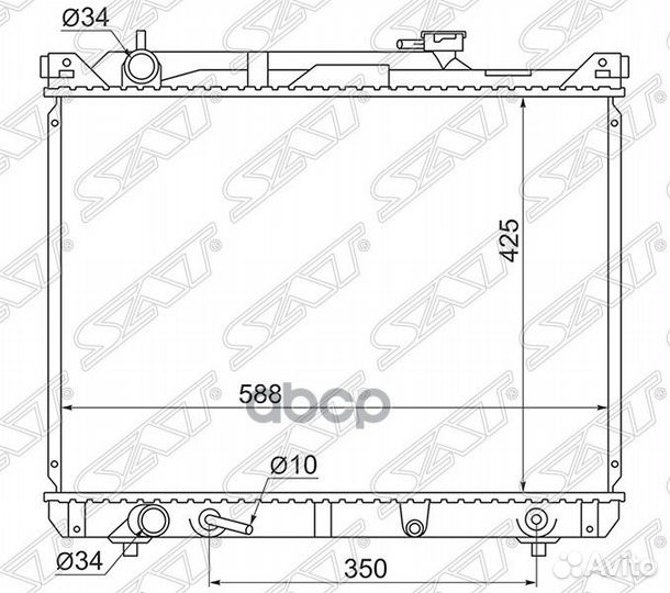 Радиатор Suzuki Escudo 97-05 / Grand Vitara 97-05