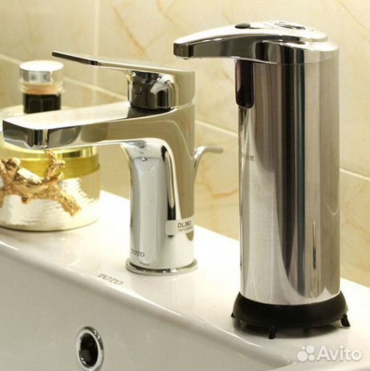 Дозатор для жидкого мыла из нержавейки, сенсорный