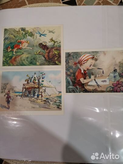 Открытки времен СССР чистые Владимирский, Куркин