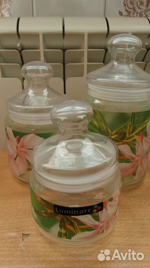 Набор банок для сыпучих продуктов