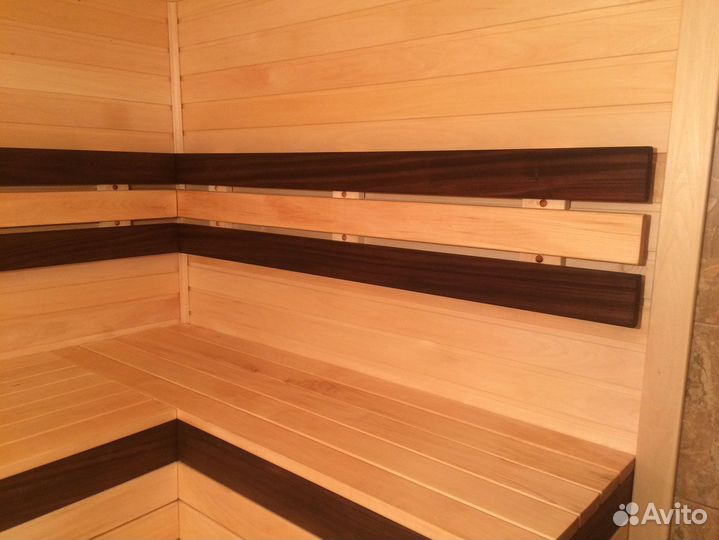 Полок и вагонка из липы для бани