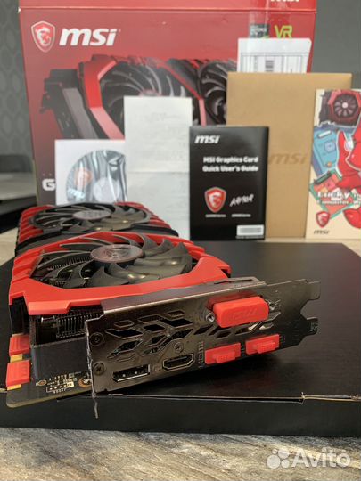 Видеокарта Geforce 1070ti от MSI 8Gb