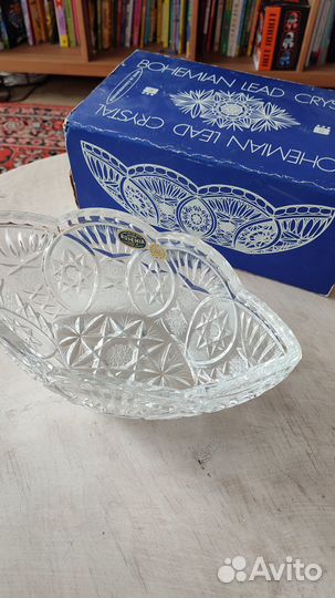 Хрустальная ладья Чехия времен СССР