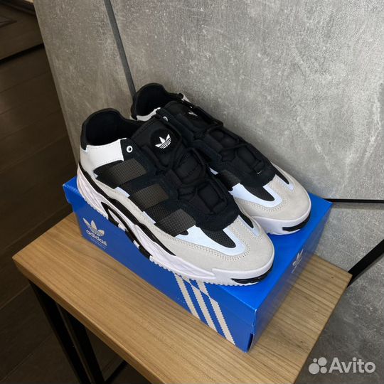 Кроссовки Adidas NiteBall Black/White/Silver