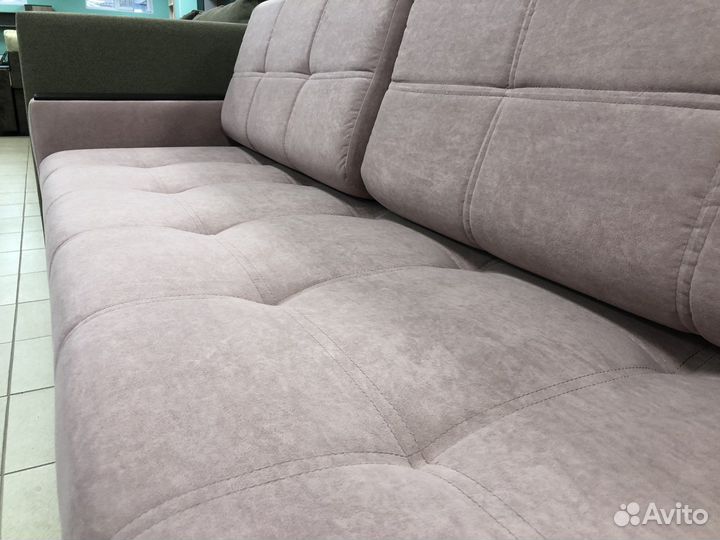 Диван прямой пудра