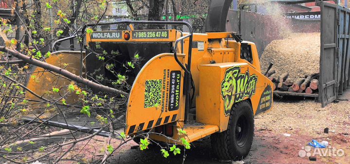 Аренда измельчителя веток, веткодробилки, чиппера