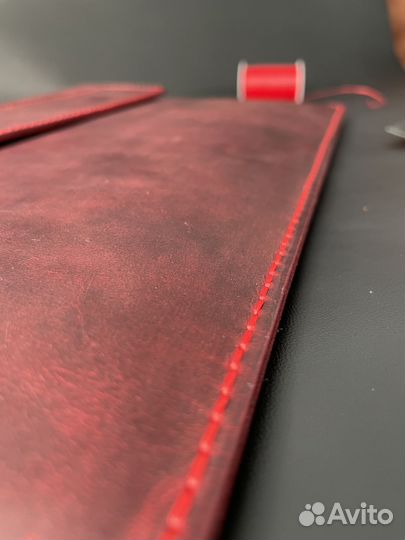 Чехол для Mac Book нат кожа ручная работа