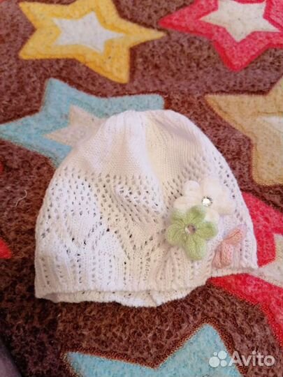 Шапочка для девочки летняя